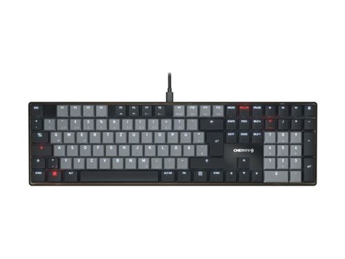 CHERRY CHERRY TAS KEY KC 500 Corded, Mechanical Clavier allemand, QWERTZ noir