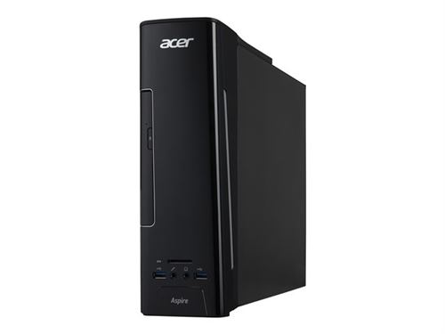 Acer Aspire XC-230_WE17010 - SFF - 1 x E1 7010 / 1.5 GHz - RAM 4 GB - HDD 1 TB - DVD-brander - Radeon R2 - GigE - Win 10 Home 64 bits - monitor: geen