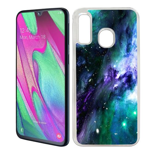 Coque pour Samsung Galaxy A40 -  Galaxie Bleu