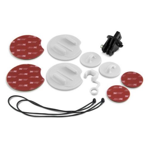 Support Caméra de Sport pour Planche de Surf (8 pcs) Noir