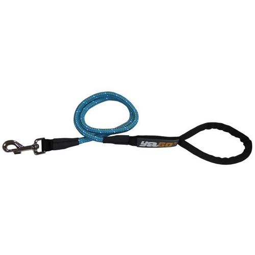 AIME Laisse de Sport pour Chien en Nylon Longueur 120m Couleur Bleue