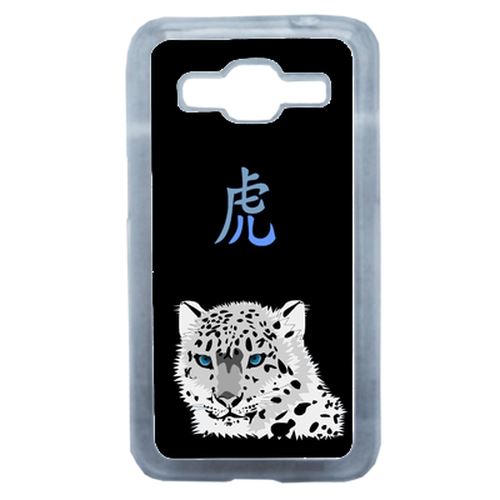 Coque Tigre Signe Chinois Compatible Samsung Core Prime Transparent