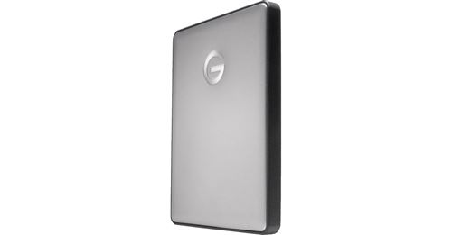 G-Technology G-DRIVE mobile USB-C GDMUCWW10001ADBV2 - Vaste schijf - 1 TB - extern (draagbaar) - 2.5 - USB 3.1 Gen 1 (USB-C aansluiting) - 5400 tpm - zilver