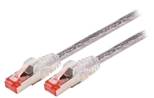 Valueline VLCP85221T025 Câble de réseau Cat6 S / ftp Rj45 (8/8) Mâle - Rj45 (8/8) Mâle 0,25 M Transparent