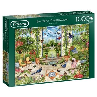 Jumbo puzzle Falcon Butterfly Conservatory1000 pièces - 1