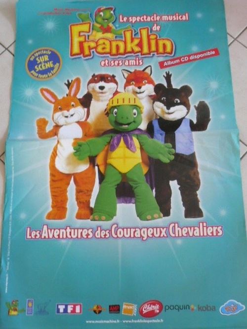 Franklin et Ses Amis - 80x120 cm - AFFICHE / POSTER