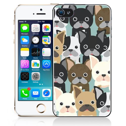 Coque pour iPhone 4/4S bouledogues