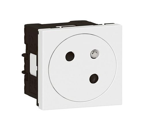 Legrand Blanc Prise 2P+T Mosaic Link Surface - 45° - Image 1