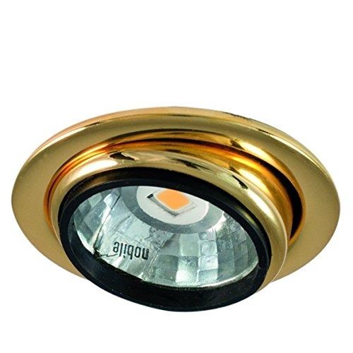 Nobilé downlight n 5022, 3,3 w, cob led doré blanc chaud no de 1850230812