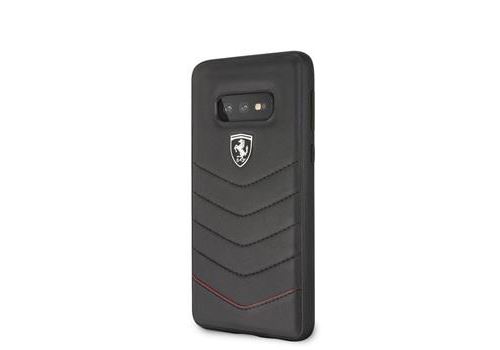 Coque pour Samsung S10 Lite Ferrari Heritage Quilted noire