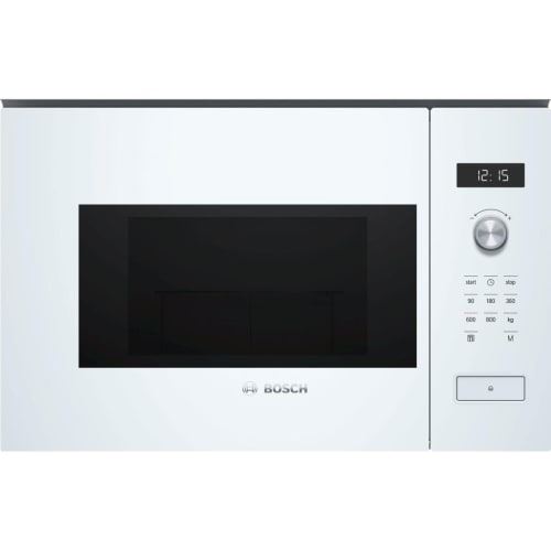 Bosch Serie | 6 BFL524MW0 - Four micro-ondes monofonction - intégrable - 20 litres - 800 Watt - blanc polaire