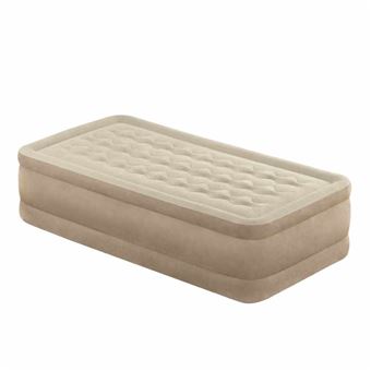 Lit gonflable Intex Ultra Plush 1 place Beige