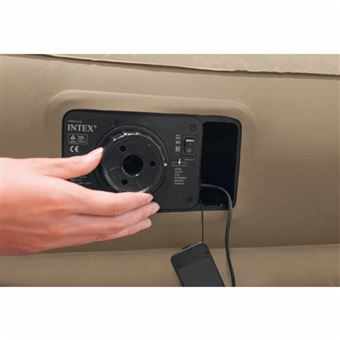 Lit gonflable Intex Ultra Plush 1 place Beige