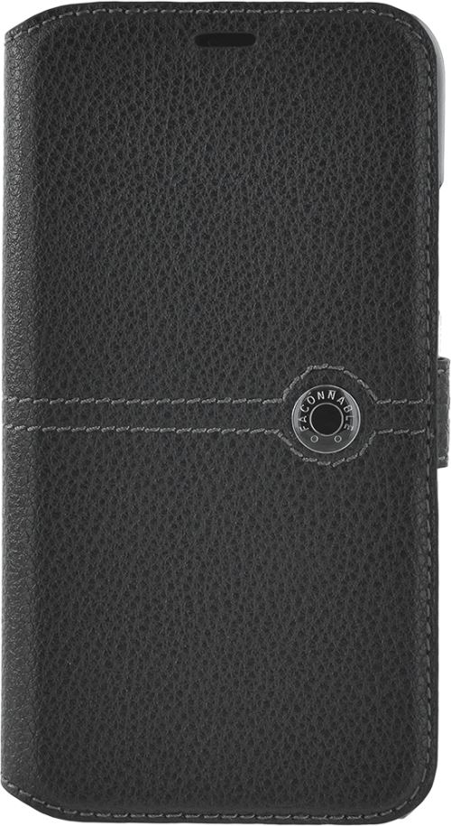 Etui folio Façonnable noir pour iPhone X