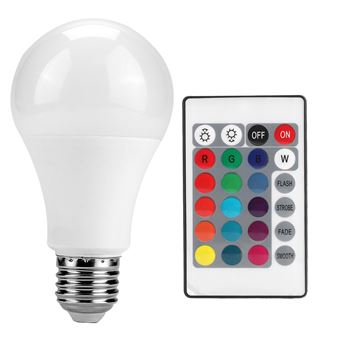 Ampoule Led Rgb Lampe De Chambre Econome En Energie Avec Lampe De