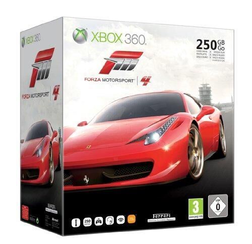 Console Xbox 360 250 Go Microsoft + Forza Motorsport 4