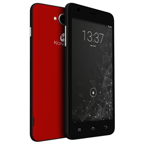 Konrow Coolfive Plus - Android 6.0 - Ecran 5'' - 8go - Double Sim - Rouge