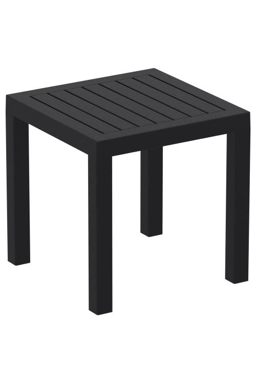Table d'appoint pour le jardin jardin Ocean - Table d'extérieur résistante aux intempéries - Teinte Noir