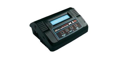 Chargeur multifonction de modélisme 12 V, 220 V 6 A Hitec Multicharger X1AC Plus plomb, Li-polymère, LiFePO, Li-ion, NiCd, NiMH