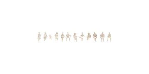 Figurines humaines miniatures Double G 1:64 - non peintes - idéales Figurines humaines miniatures Double G 1:64 - non peintes - idéales