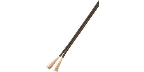 Fil de câblage Conrad Components 93030c510 2 x 0.50 mm² marron 10 m