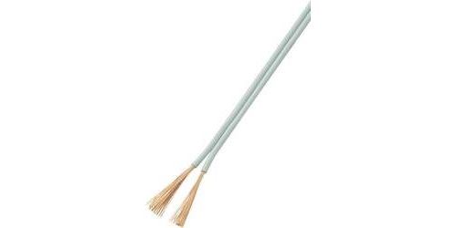 Fil de câblage Conrad Components 93030c545 2 x 4 mm² blanc 10 m