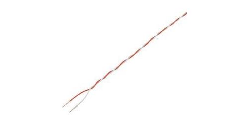 Fil de câblage TRU COMPONENTS SH1998C497 1567407 2 x 0.20 mm² rouge, blanc 5 m