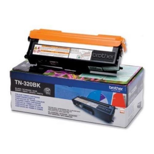 Brother TN320BK - zwart - origineel - tonercartridge