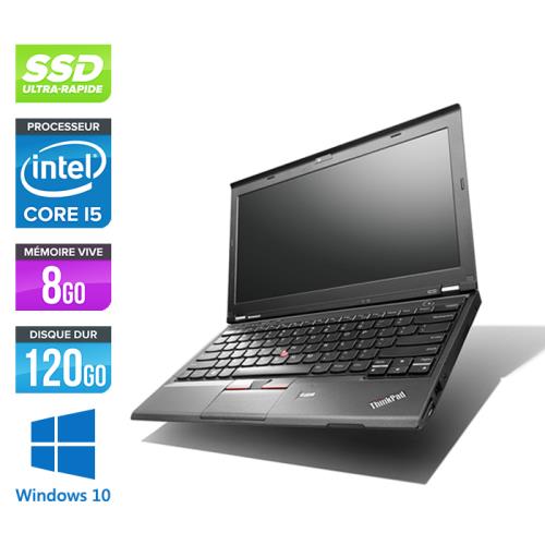 PC Portable Lenovo X230 - i5 - 8Go - 120 Go SSD - 12,5'' - W10