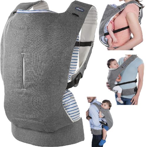 Porte Bebe Myamaki Grey Stripes Achat Prix Fnac