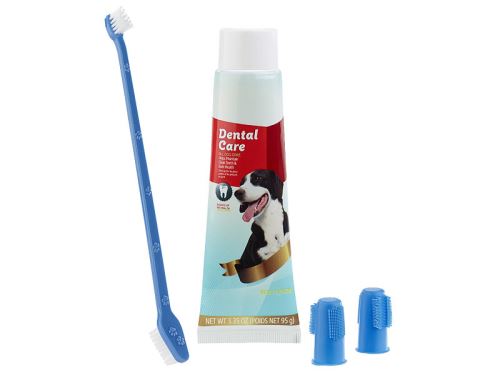 Meilleurs prix pour Kit d'hygiène dentaire canine : brosses et dentifrice