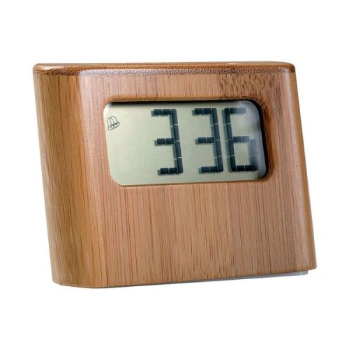 Mini horloge solaire en bambou