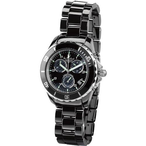 Montre chronographe pour homme avec bracelet céramique