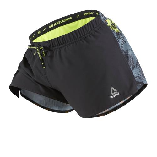 Reebok Short training Running Printed noir Taille S Adulte Femme