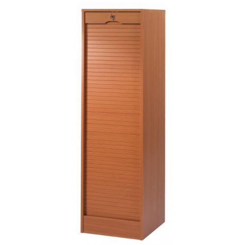 Classeur à Rideau Hauteur 140 cm Largeur 41 cm - Coloris - Merisier
