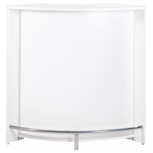 Meuble bar Comptoir de Cuisine Accueil. Coloris Blanc Blanc