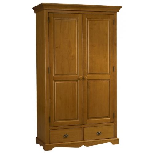 Armoire Penderie Pin Miel 2 Portes De Style Anglais Achat Prix