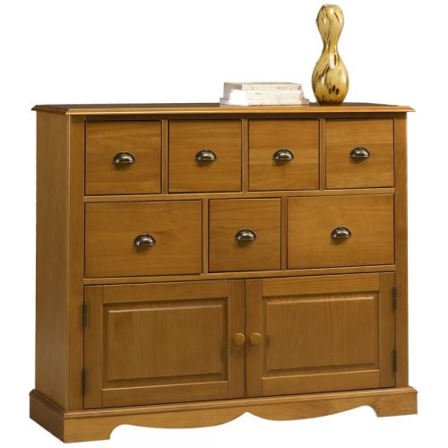 Buffet - Commode Pin Massif Miel de Style Anglais