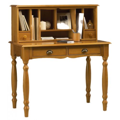 Meuble Secrétaire - Bonheur du Jour Pin Miel de Style Anglais