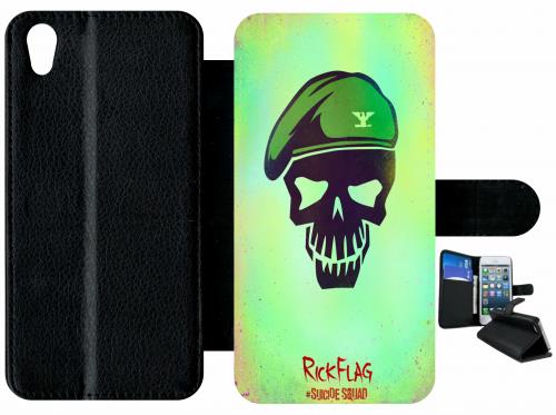 Etui À Rabat Sony Xperia X Performance (xp) Tete Militaire