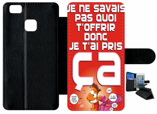 Etui À Rabat Huawei P9 Lite Cadeau