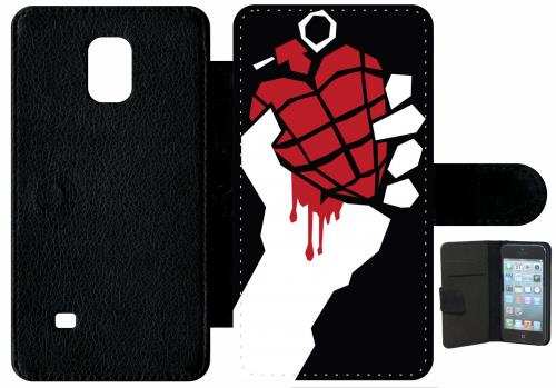 Etui À Rabat Samsung Galaxy Note 4 Green Day