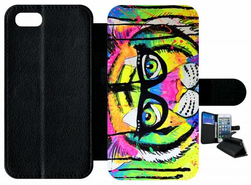 Etui À Rabat Apple Iphone 7 Lion En Couleur