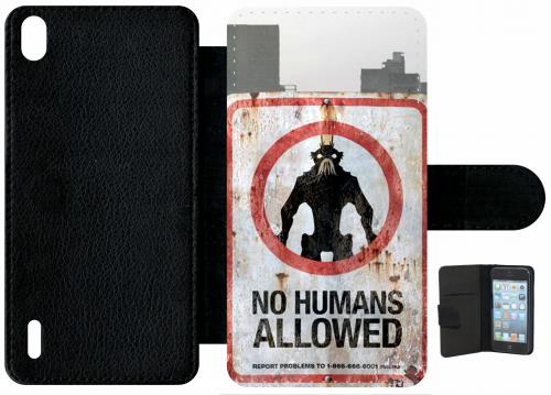 Etui À Rabat Huawei Ascend P7 No Humans