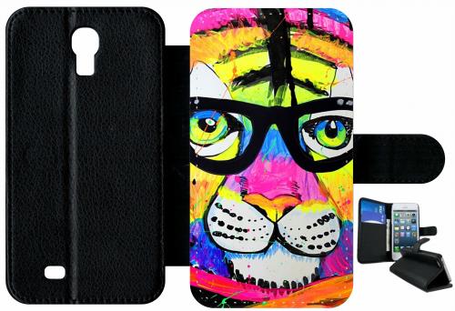 Etui À Rabat Samsung Galaxy S4 Lion À Lunette