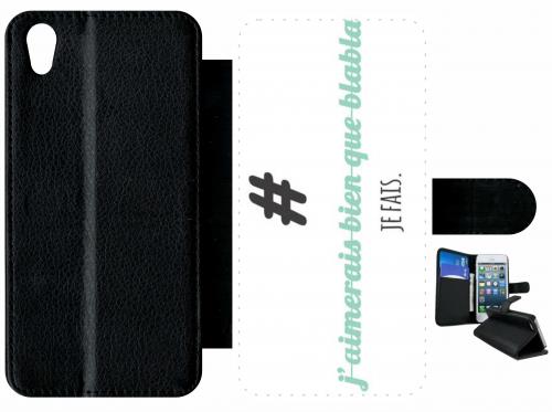 Etui À Rabat Sony Xperia X Performance (xp) Bla Bla Je Fais