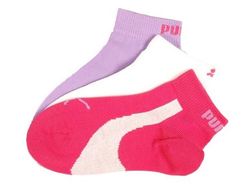 Socquettes chaussettes Puma Winner rseblcvlt x3 g Rose taille : 31-34 réf : 33018
