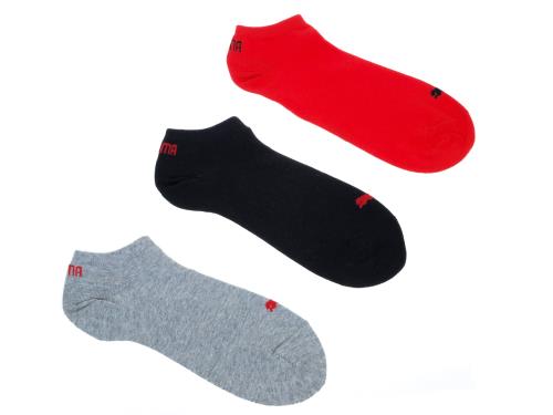 Chaussettes Puma Thin 3 paires Rouge Pointure 39-42 Adulte Homme