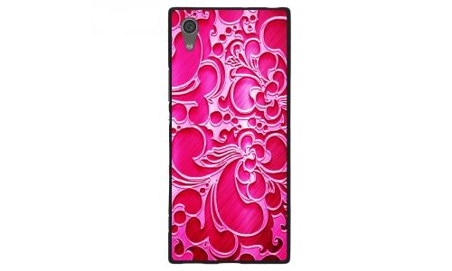 Coque souple pour Sony Xperia XA1 Ultra avec impression Motifs arabesque fushia