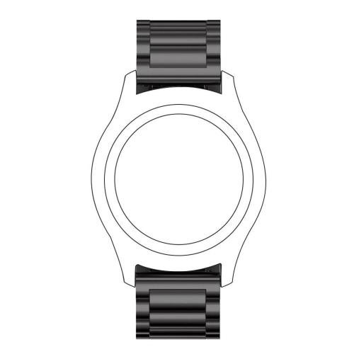 Bracelet Classic acier inoxidable pour Samsung Gear S3 Frontier Noir Coque et etui telephone mobile Achat prix fnac